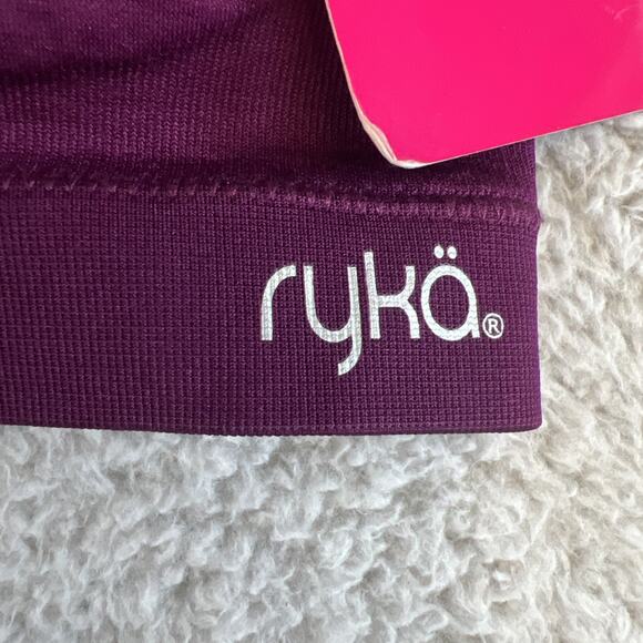 Rykä® Purple / Plum Racerback Workout Padded Sports Bra Size XL NWT - Picture 4 of 7